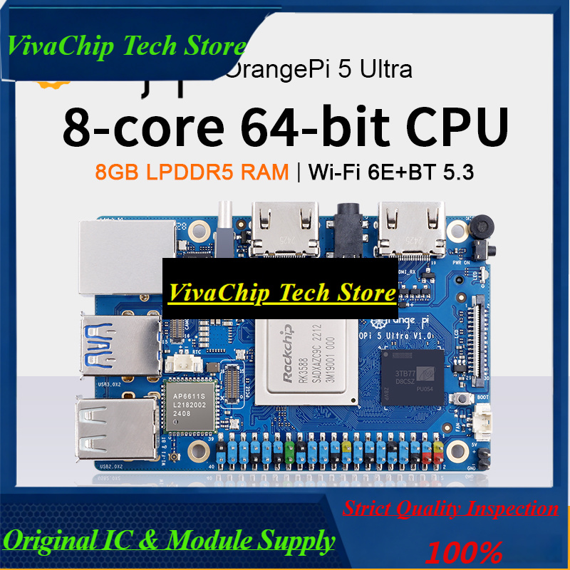 Rk3588 Mini Pc Board - 비바크오렌지 파이 5 울트라 8GB 램