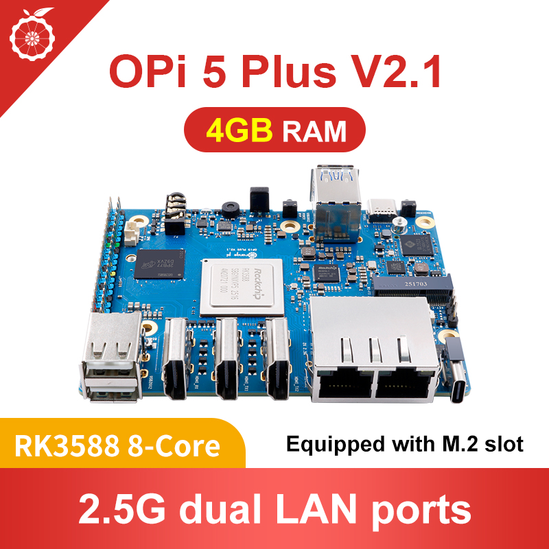 Orange Pi 5 Plus 32Gb - 오렌지 파이 5 플러스 4GB V2.1