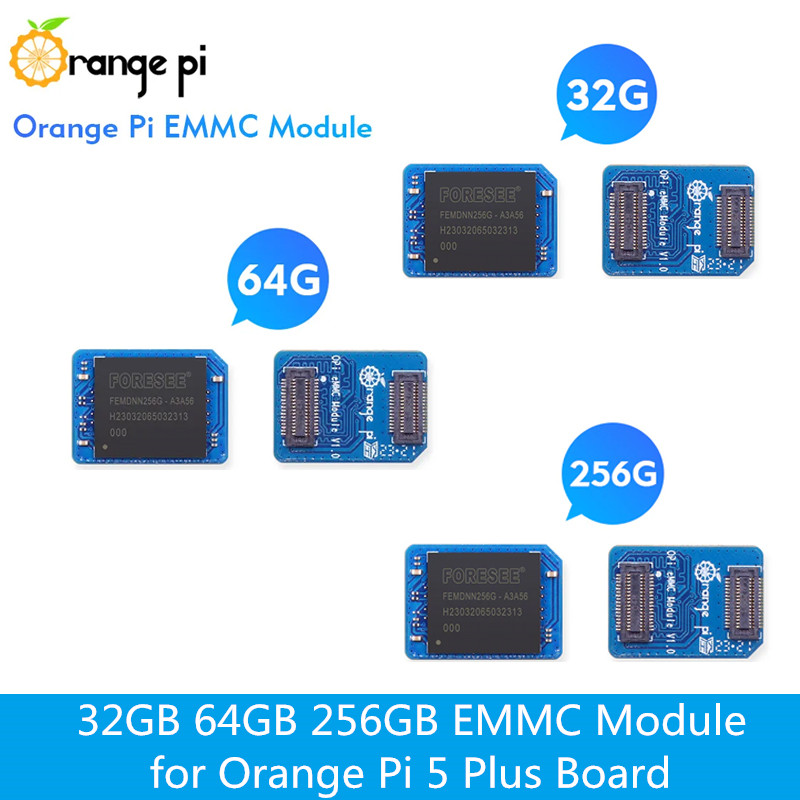 오렌지 파이 EMMC 모듈, 오렌지 파이 5 플러스 보 - Orange Pi 5 Plus 32Gb 리뷰 및 가격