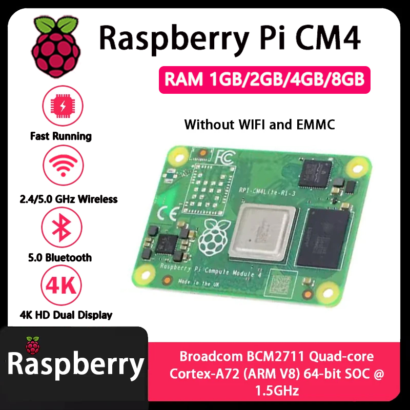 Raspberry Pi CM4 1GB/2GB/4GB/8 - Compute Module 4 32Gb Wifi 리뷰 및 가격